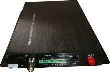 China 1-ch SDI Fiber Extender with audio , data and IP supplier