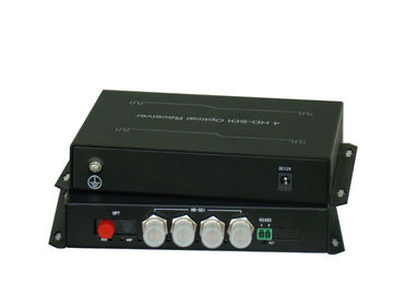 China SDI optical transceiver ( 4 channels for CCTV Surveillance) supplier
