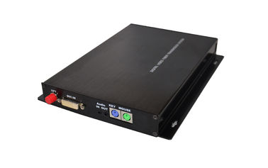 China DVI KVM Fiber Extender with PS2 and bidirectional Audio supplier