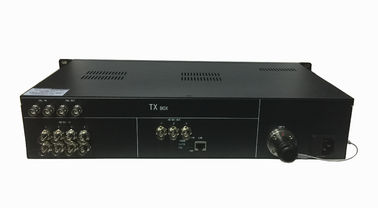 China 8 in 3 out HD-SDI To Fiber Extender with 2-ch bidirectional XLR audio and Ethernet supplier