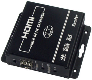 China 4K resolution HDMI Extender with bidirectional IR over single core fiber optic fiber supplier
