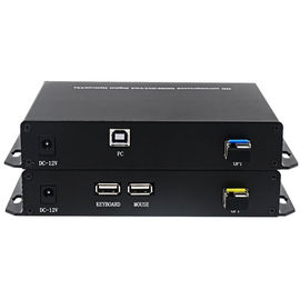 China uncompressed VGA KVM Fiber Extender with USB keyboard and mouse supplier