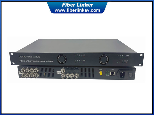 China Multiple 12G-SDI Converter over Fiber Optic Cable with CVBS and Ethernet supplier