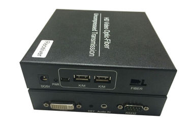 China KVM Fiber Optic Extender with  DVI video and USB kind of K&amp;M supplier