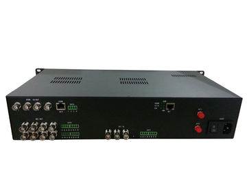 China 8 in 3 out SDI Fiber Extender with 2-ch bidirectional PAL, 1 Ethernet supplier