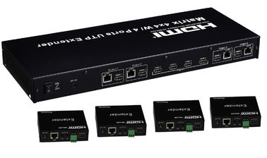 China 4x4 HDMI Matrix with UTP Extender function supplier