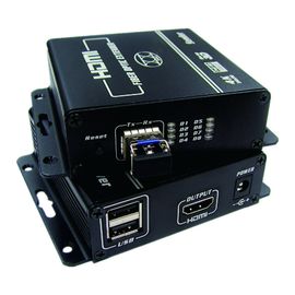 China 4K resolution  HDMI Fiber Optic Extender with KVM for keyboard and mouse supplier
