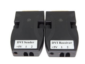 China Minitype DVI  Extender over dual core single mode fiber optic cable supplier