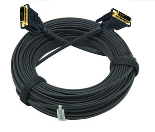 China 100 meter DVI hybrid AOC cable over fiber optic  without power supply supplier