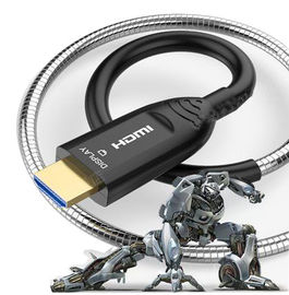 China Armored HDMI 2.0 hybrid fiber optical  cable supplier