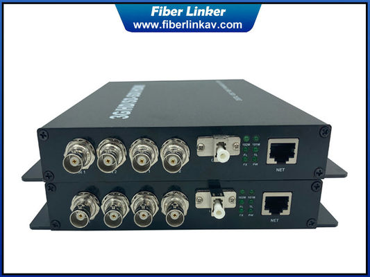 China 2-ch bidirectional dual way 3G-SDI fiber extender with Gigabit Ethernet over single core fiber supplier
