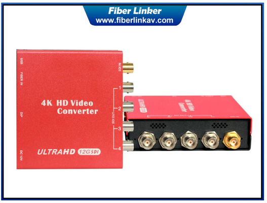China 4K Single link 12G-SDI to 4X3G-SDI Converter and Demux supplier